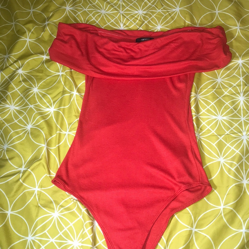 Forever 21 off the shoulder bodysuit